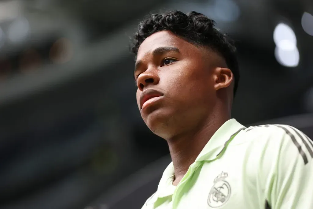 Endrick pode ter o Chelsea como destino. Foto: Florencia Tan Jun/Getty Images