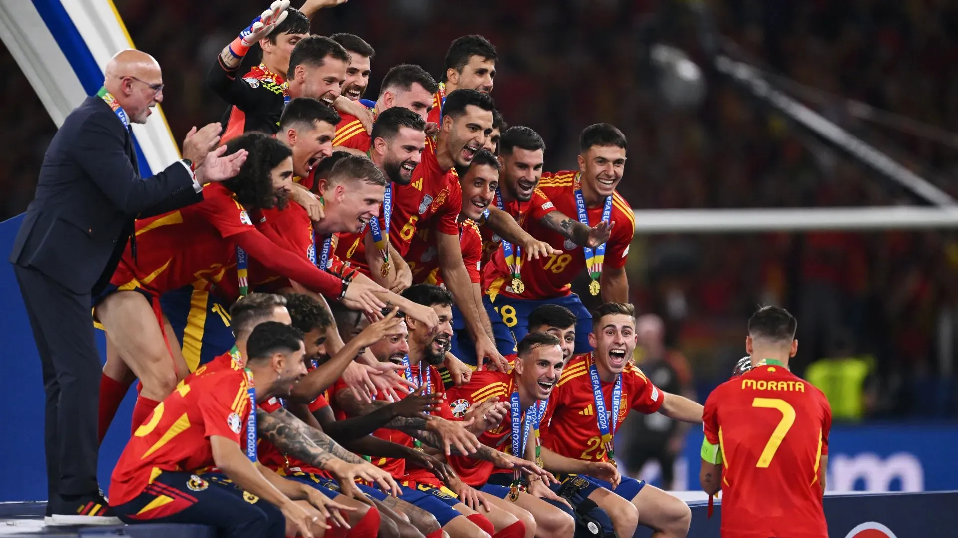 Espanha é a atual vencedora da Eurocopa (foto: Stu Forster/Getty Images)