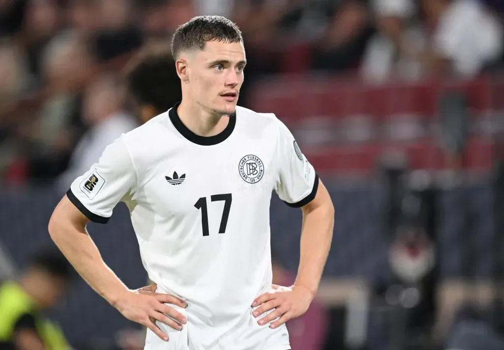 Florian Wirtz pela Alemanha. Ele deve ser titular contra Luxemburgo. (Foto: Stuart Franklin/Getty Images)