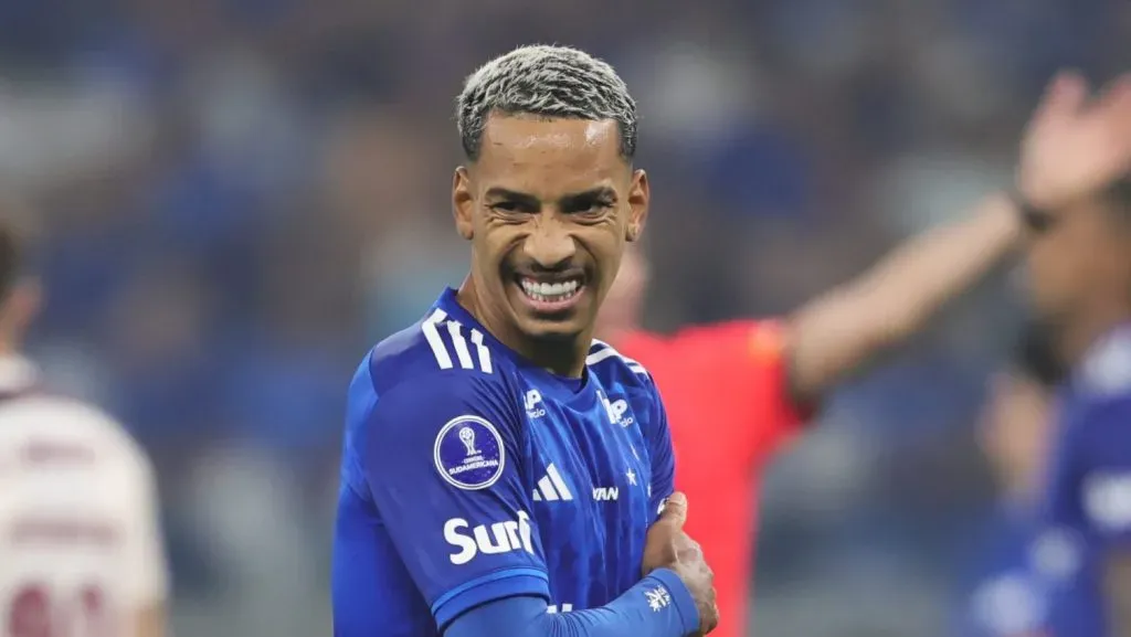 Matheus Pereira em ação pelo Cruzeiro. (Photo by Gilson Lobo/Getty Images)