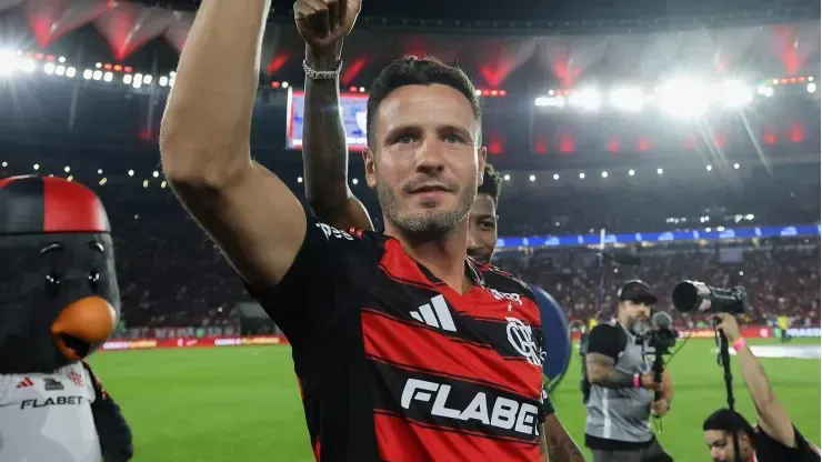 Saúl em sua apresentação no Flamengo (Photo by Wagner Meier/Getty Images)