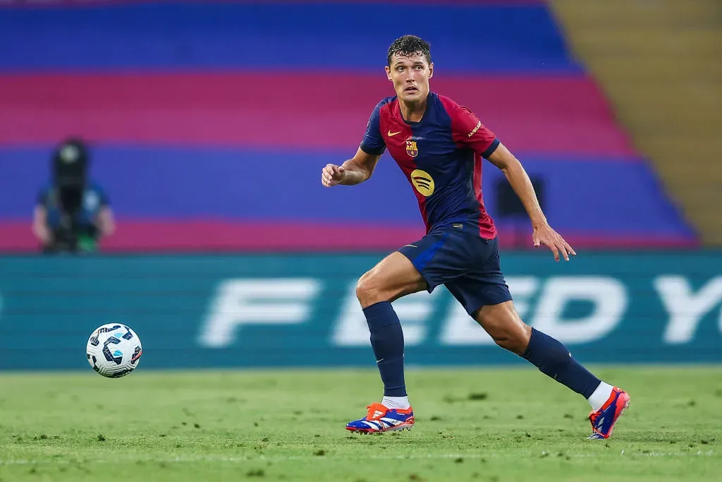 Christensen, em campo, pelo Barcelona
