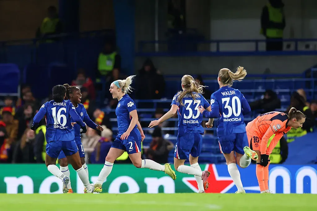 Com o empate, o Chelsea ficou na 6ª posição da Champions Feminina com oito pontos - Foto: Alex Davidson/Getty Images