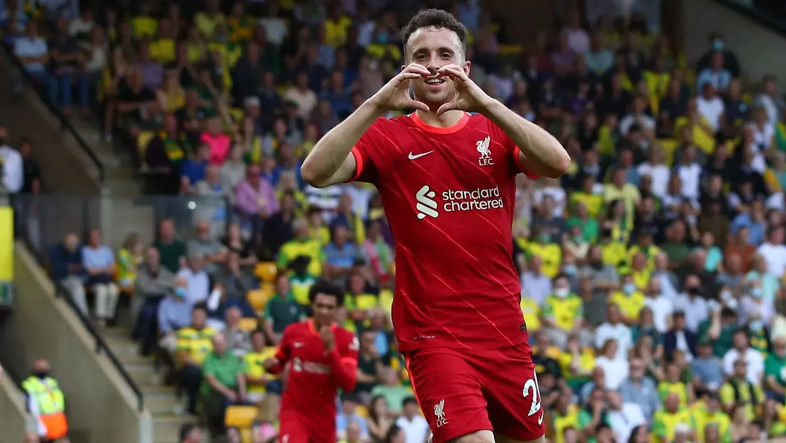 Diogo Jota e seu irmão, André, morreram em um acidente. (Photo by Marc Atkins/Getty Images)