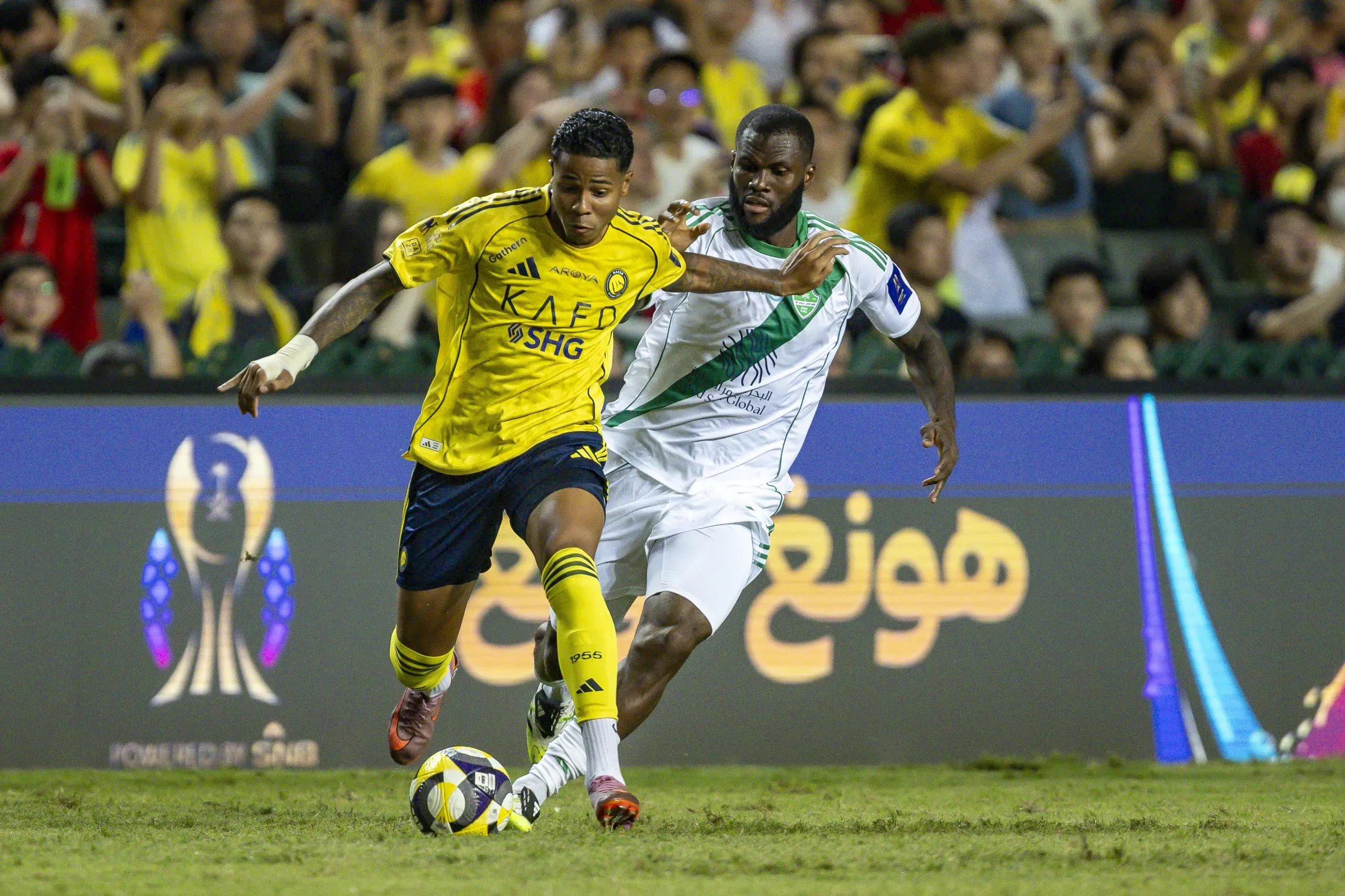 Wesley em ação pelo Al-Nassr (Foto: Yu Chun Christopher Wong/Eurasia Sport Images/Getty Images)