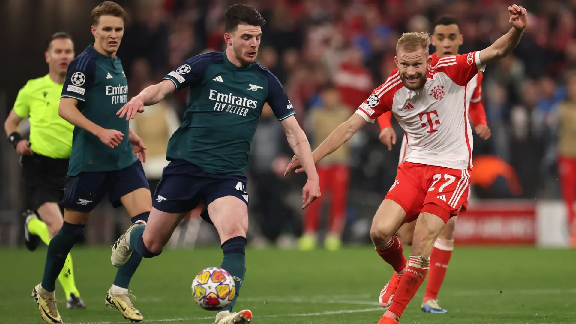 Arsenal e Bayern de Munique estão entre os times com elencos mais caros da Champions League (foto: Alex Grimm/Getty Images)