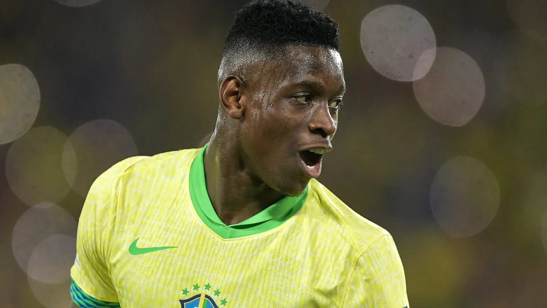 Luiz Henrique em campo com a Seleção Brasileira. Foto: Thiago Ribeiro/AGIF