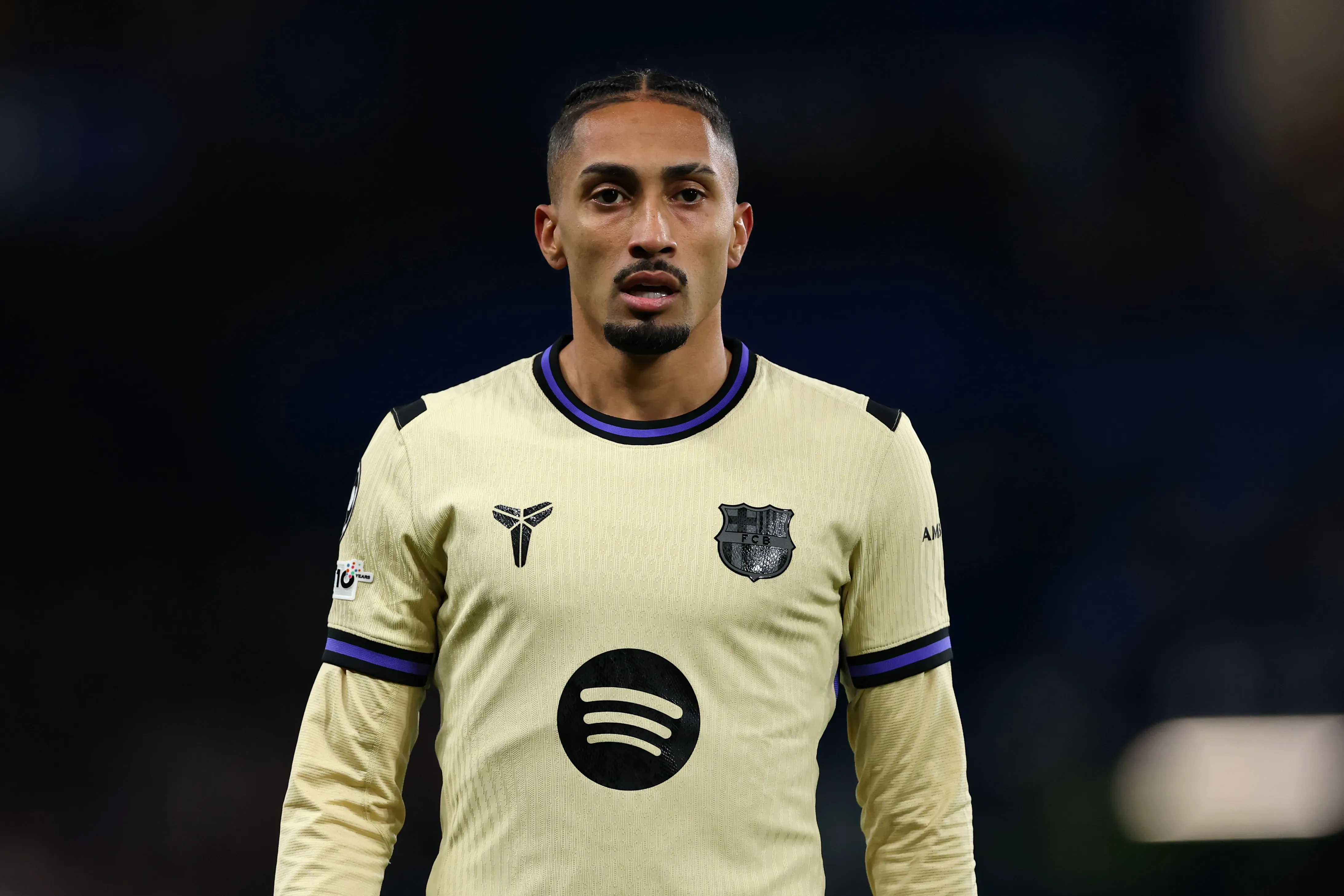 Raphinha em jogo contra o Chelsea. Foto: Justin Setterfield/Getty Images