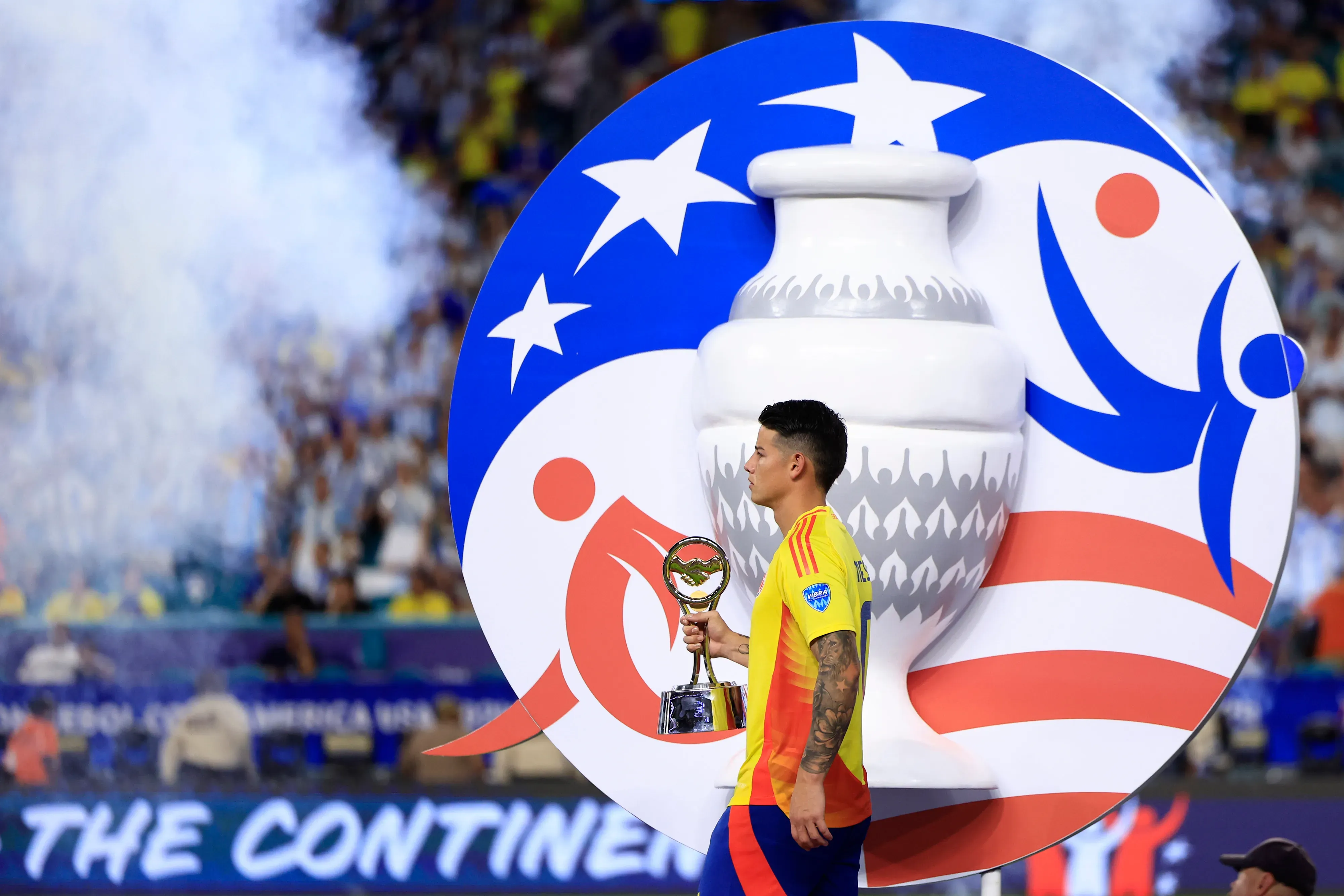 James Rodríguez, da Colômbia: País foi vice-campeão da competição em 2024 (Photo by Buda Mendes/Getty Images)