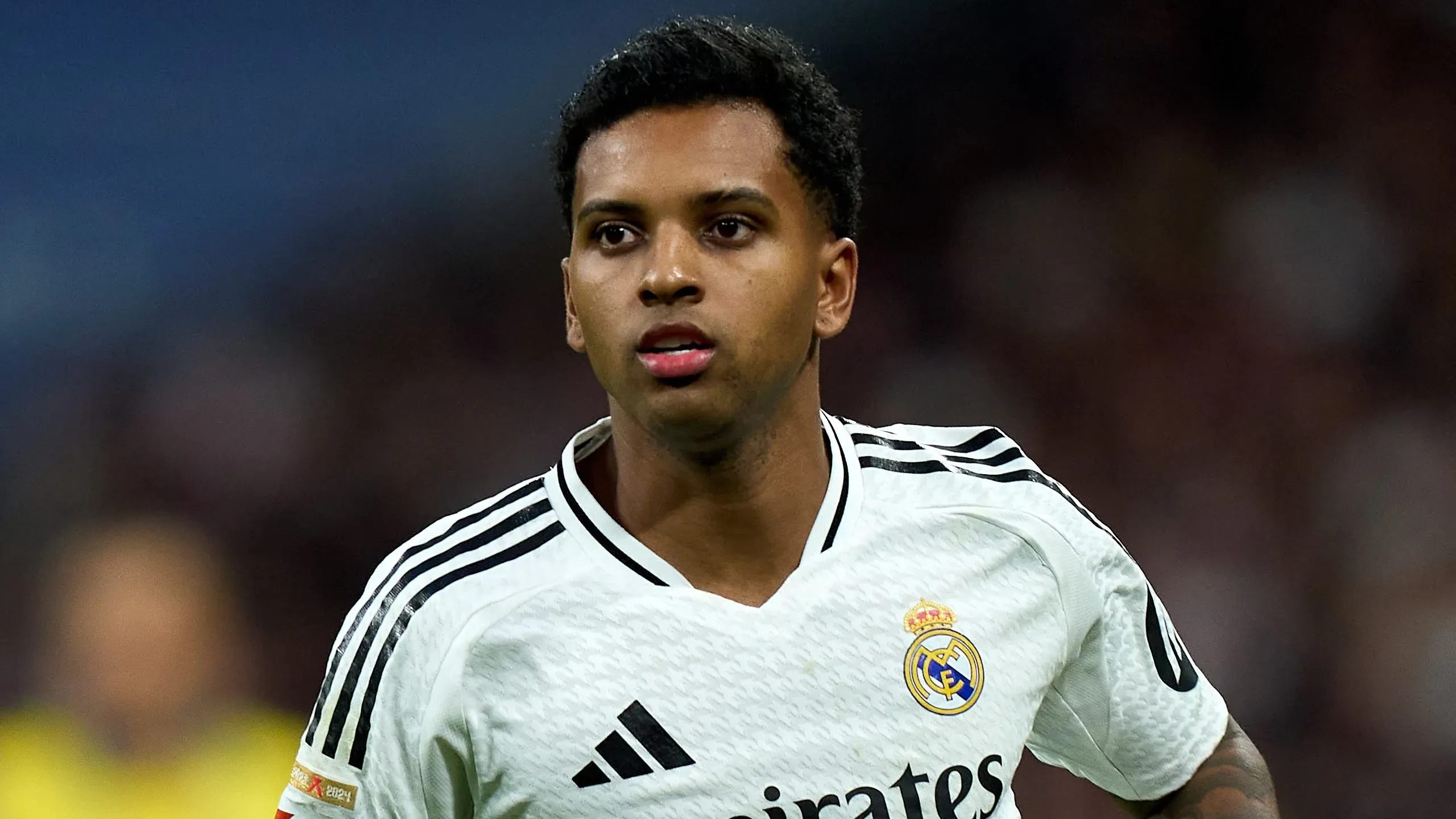 Rodrygo, do Real Madrid, em campo