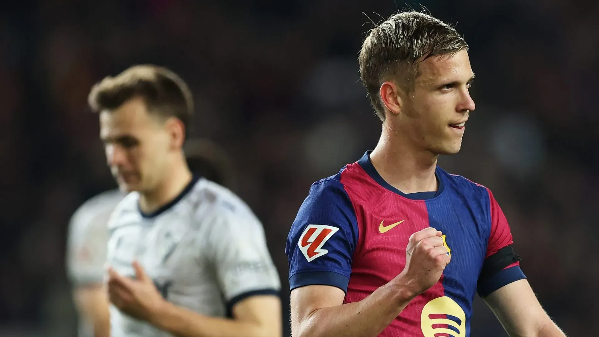 Lesão de Dani Olmo pode atrapalhar boa sequência vivida no Barcelona (Photo by Clive Brunskill/Getty Images)