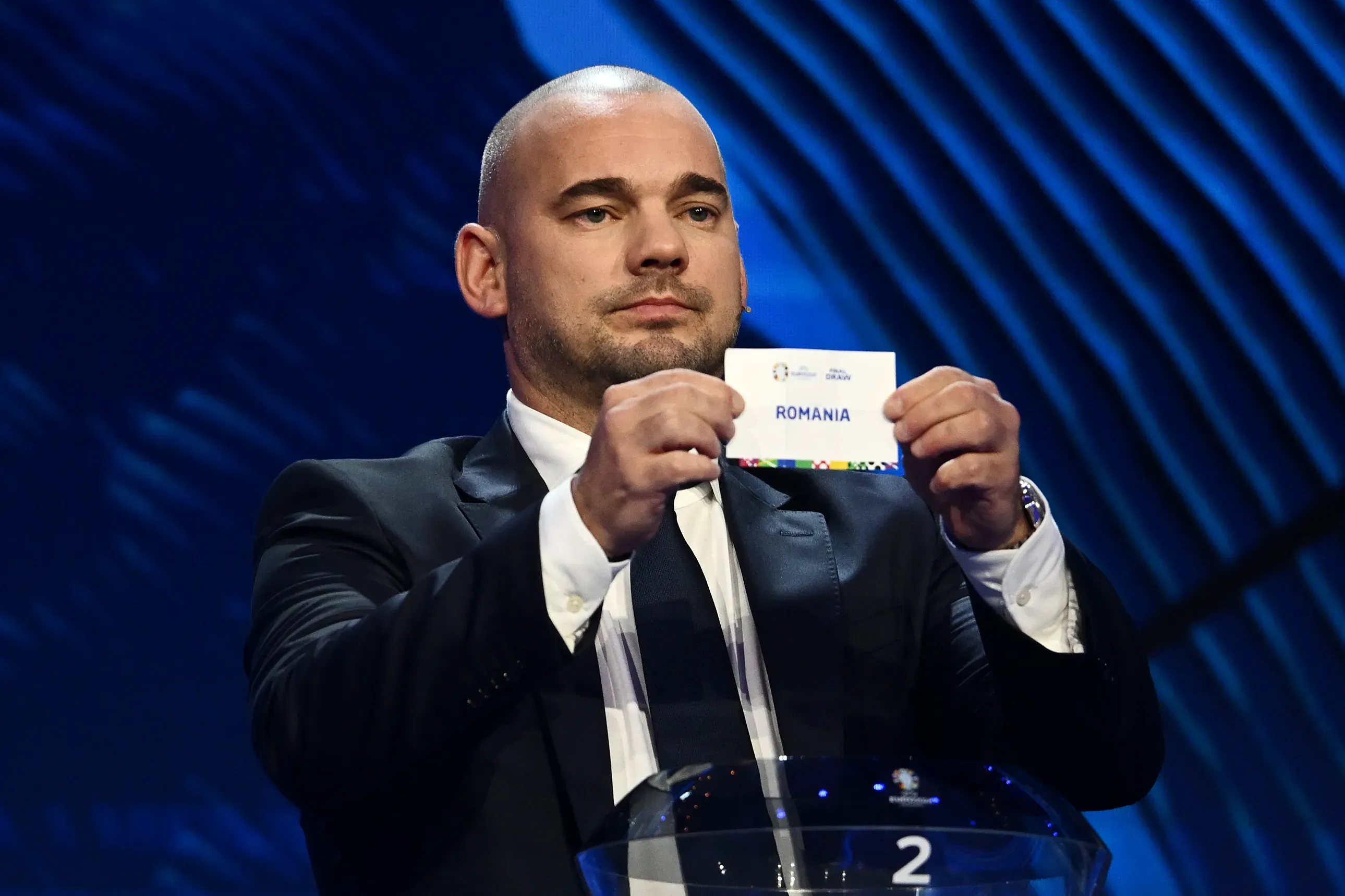 Wesley Sneijder, ex-jogador do Real Madrid e da Seleção Holandesa. Hoje como comentarista, ele comentou que Mbappé tem grande chance de vencer a Bola de Ouro de 2026. (Foto: Alexander Scheuber/Getty Images)