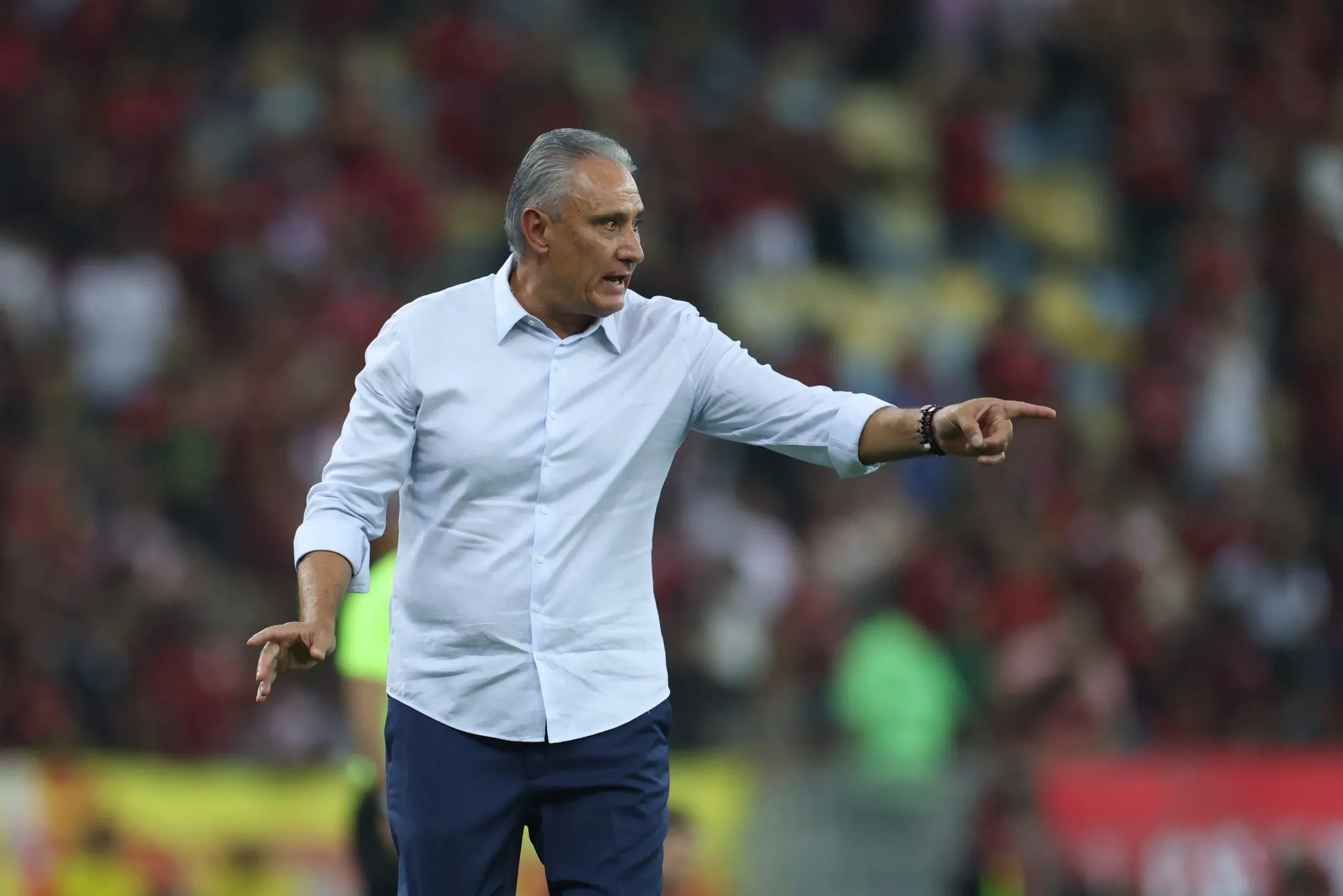 Tite nos tempos de técnico do Flamengo. (Foto: Lucas Figueiredo/Getty Images)