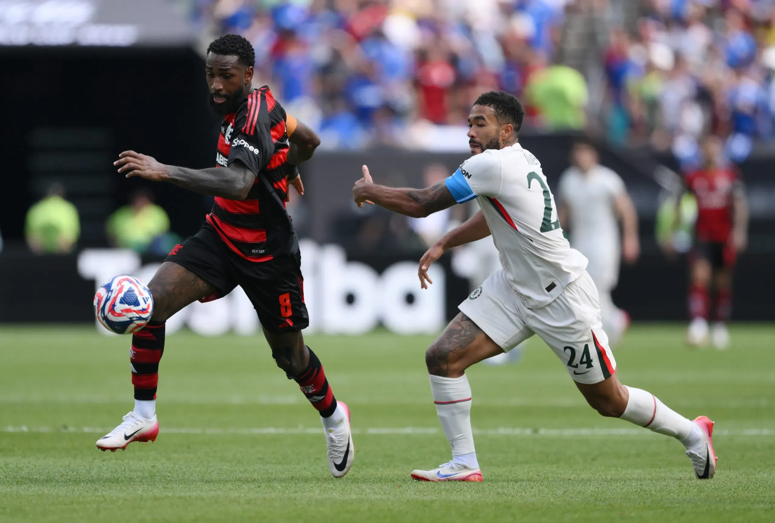 Gerson em ação pelo Flamengo. Foto: David Ramos/Getty Images