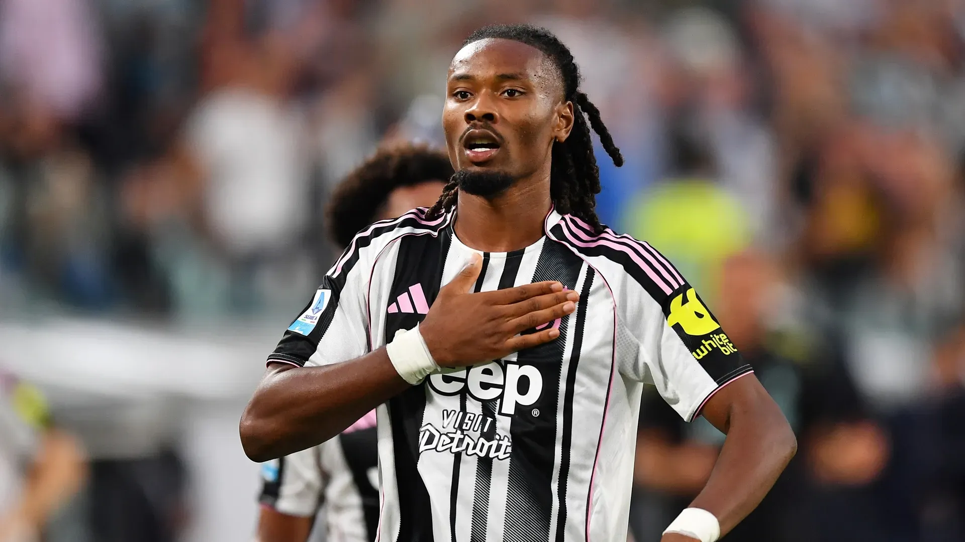 Thuram comemorando gol pela Juventus. Foto: Valerio Pennicino/Getty Images
