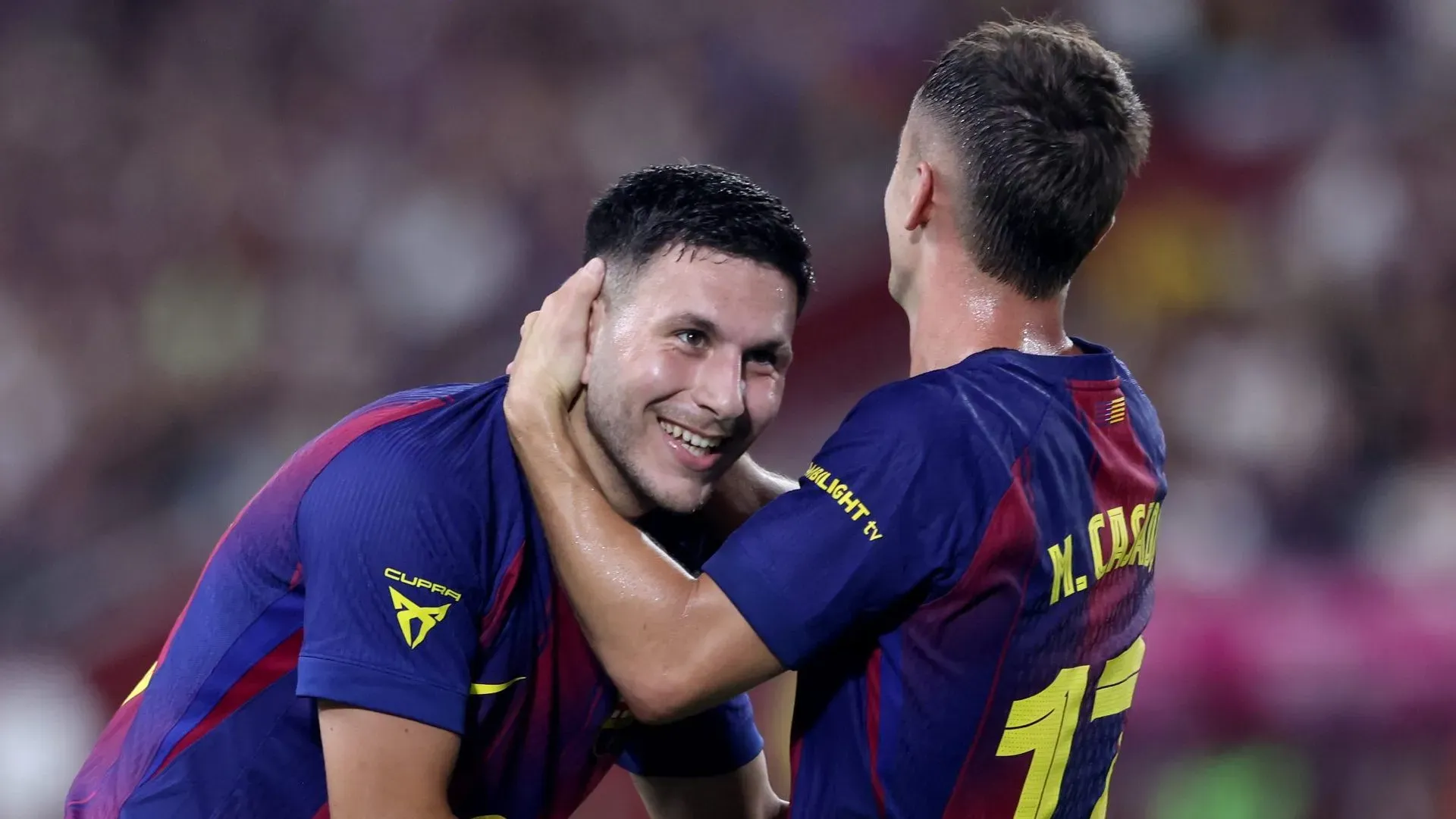 Roony Bardghji entrou na mira de Stuttgart, Leeds e Porto após poucas chances no Barcelona (Photo by Paul Miller/Getty Images)