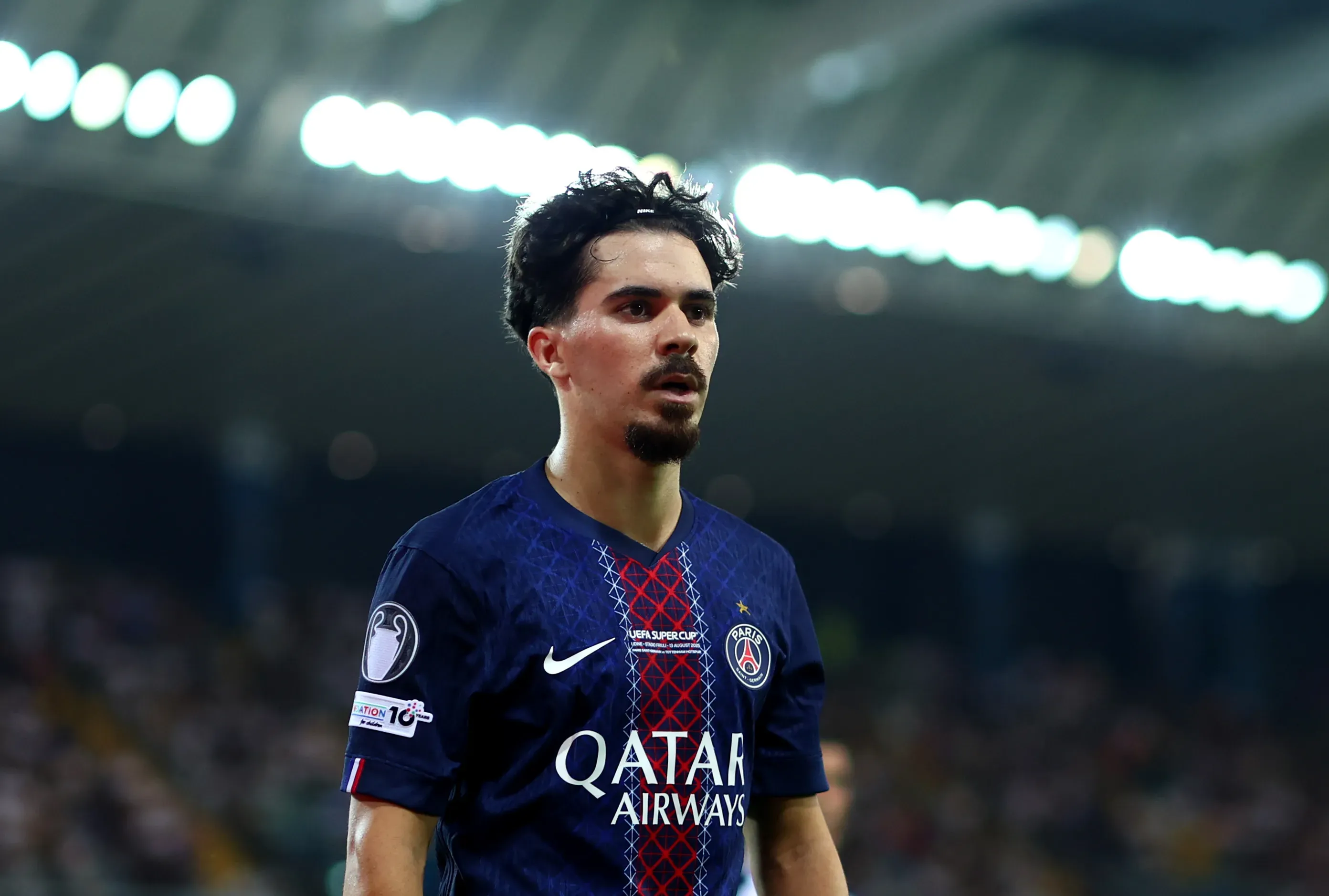 Vitinha em ação pelo PSG. Foto: Francesco Scaccianoce/Getty Images