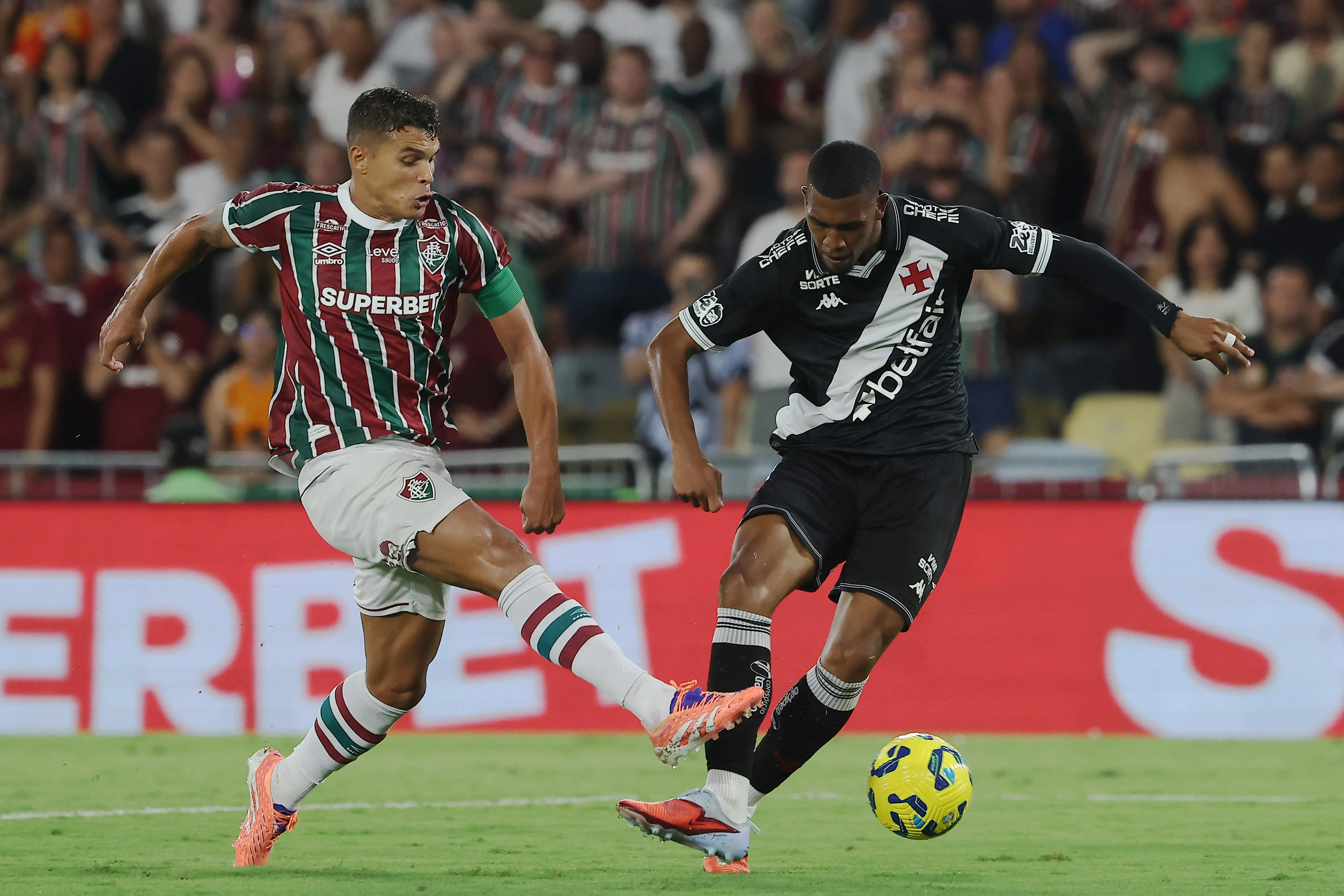 Thiago Silva pelo Fluminense. Foto: Wagner Meier/Getty Images