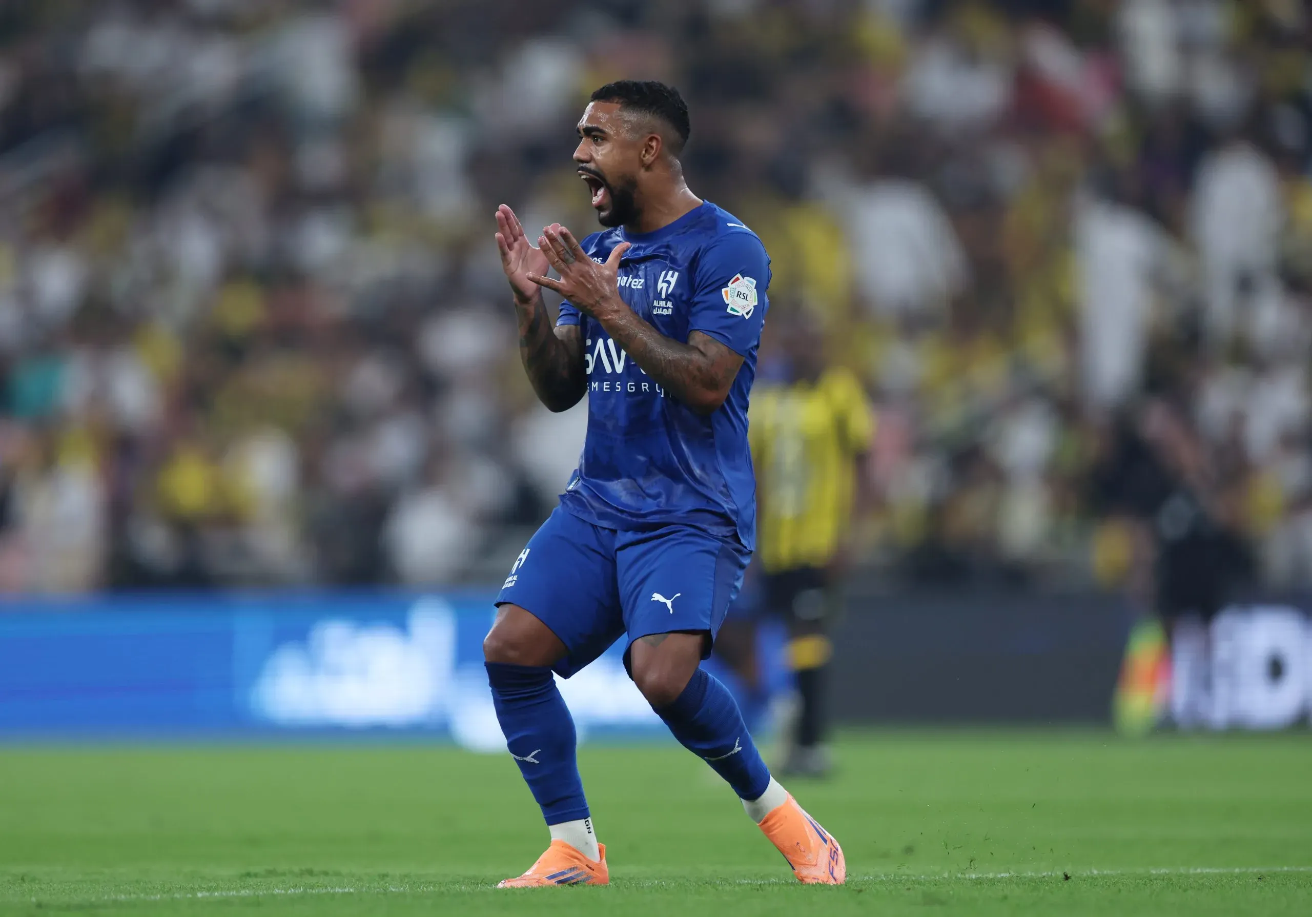 Malcom pelo Al-Hilal na Copa do Mundo de Clubes da FIFA. (Foto: Yasser Bakhsh/Getty Images)