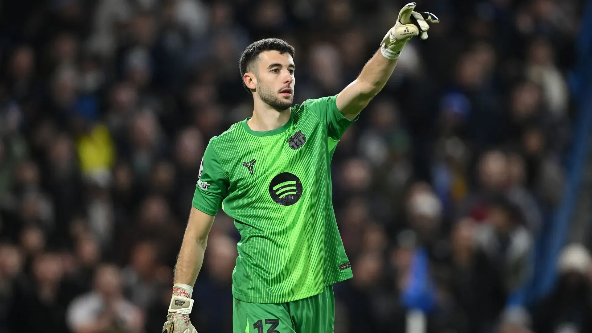 Joan García deixou o Espanyol para defender o maior rival, Barcelona, nesta temporada (Foto: Mike Hewitt/Getty Images)