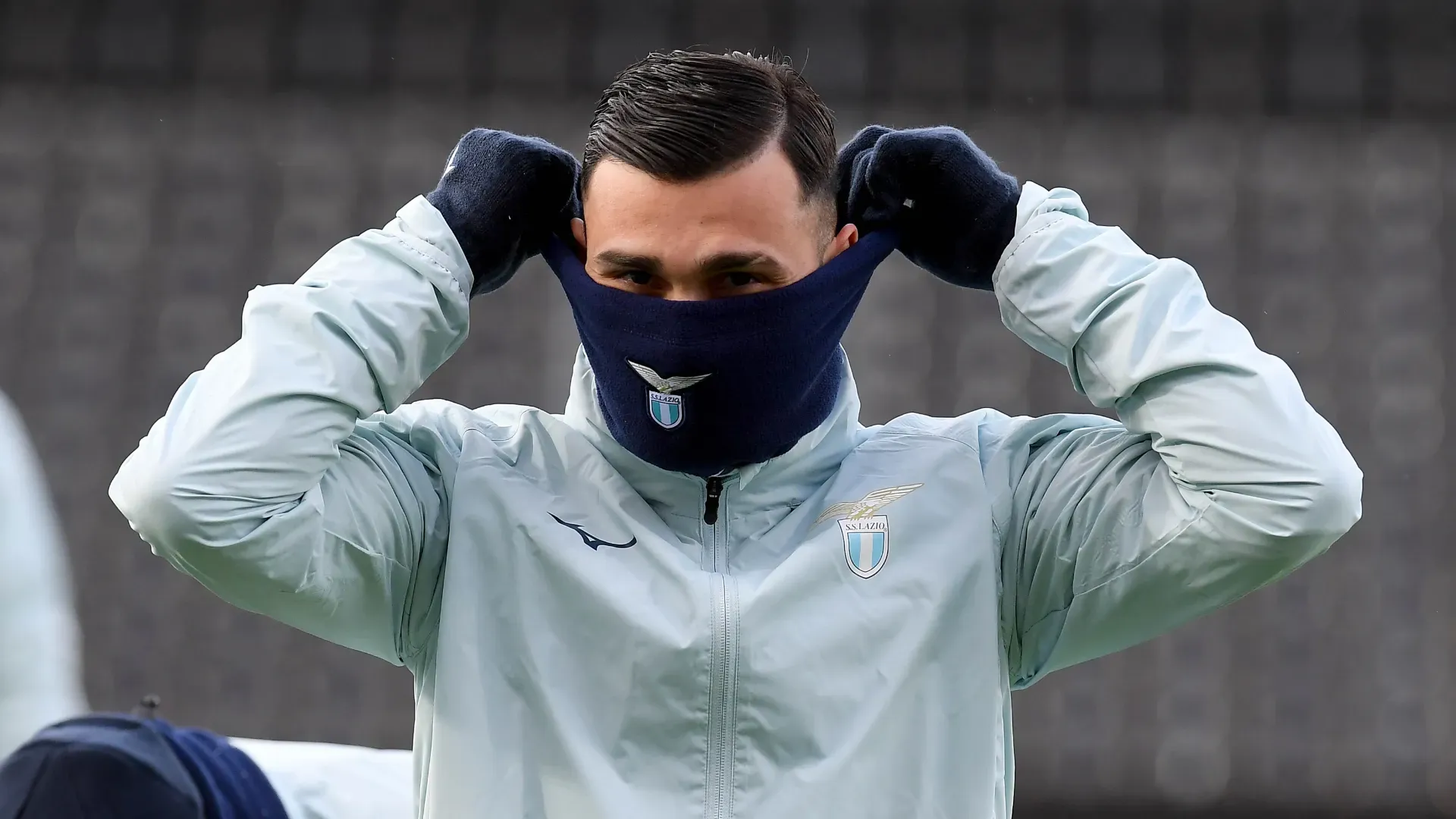 Taty Castellanos durante treino da Lazio