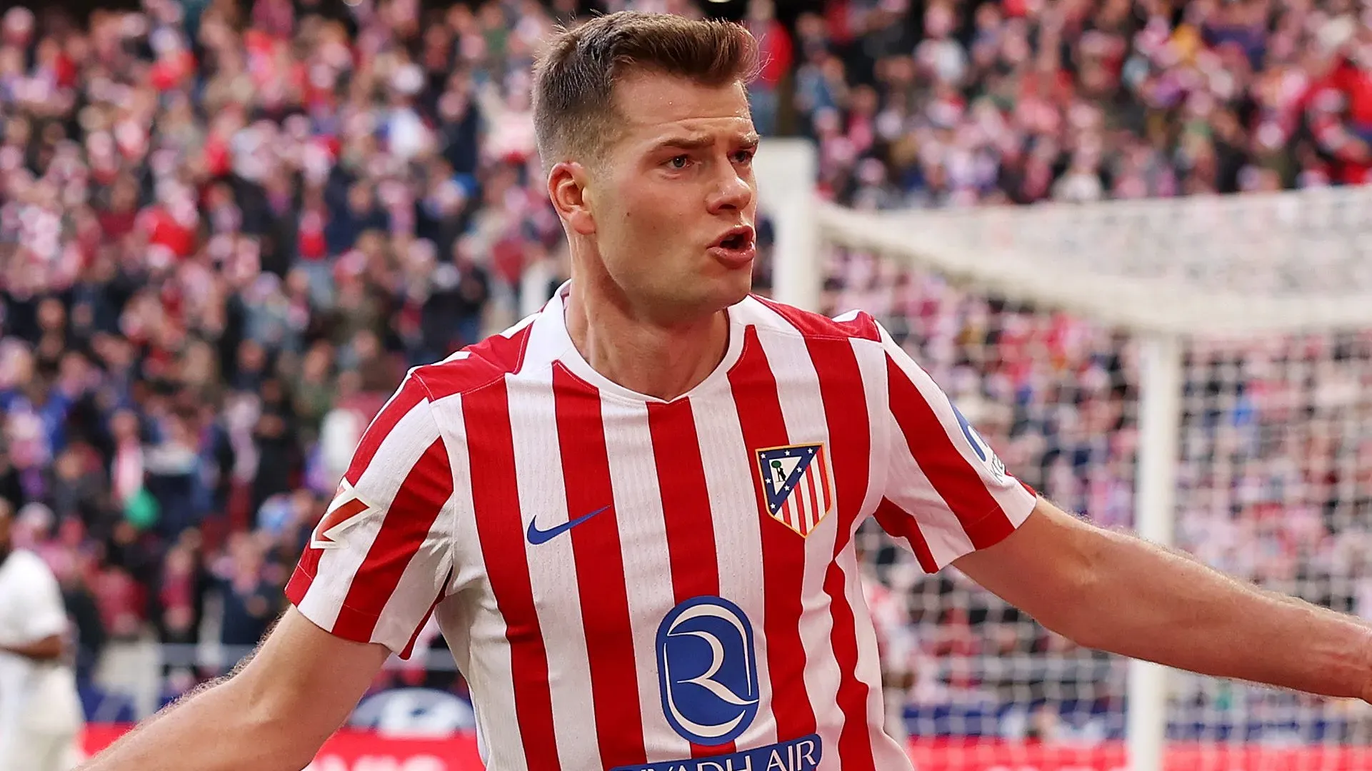 Sorloth pelo Atlético de Madrid. (Foto: Florencia Tan Jun/Getty Images)