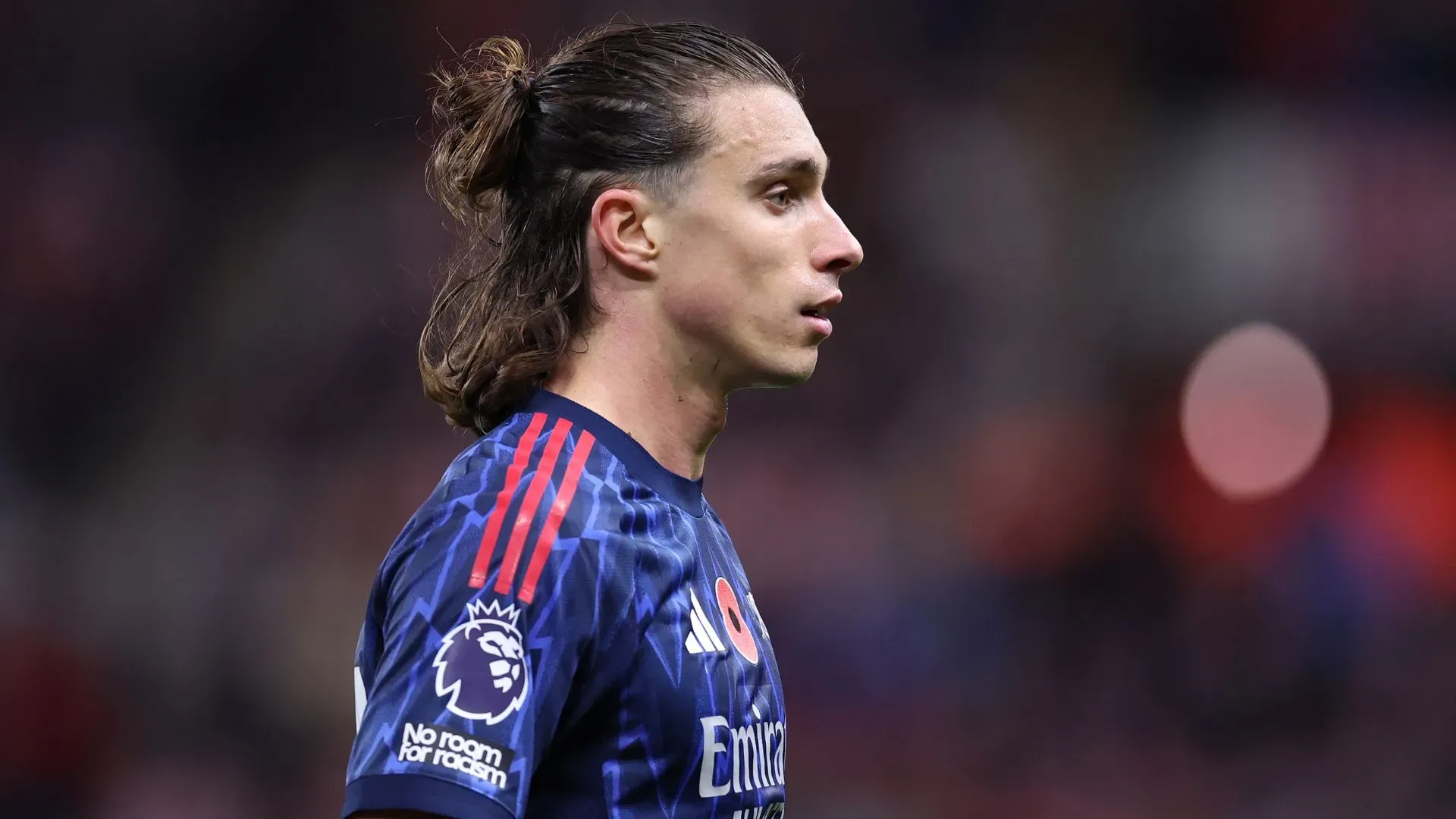 Calafiori não entrou em campo para defender o Arsenal após vitória do Manchester City contra o Forest (foto: Alex Livesey/Getty Images)