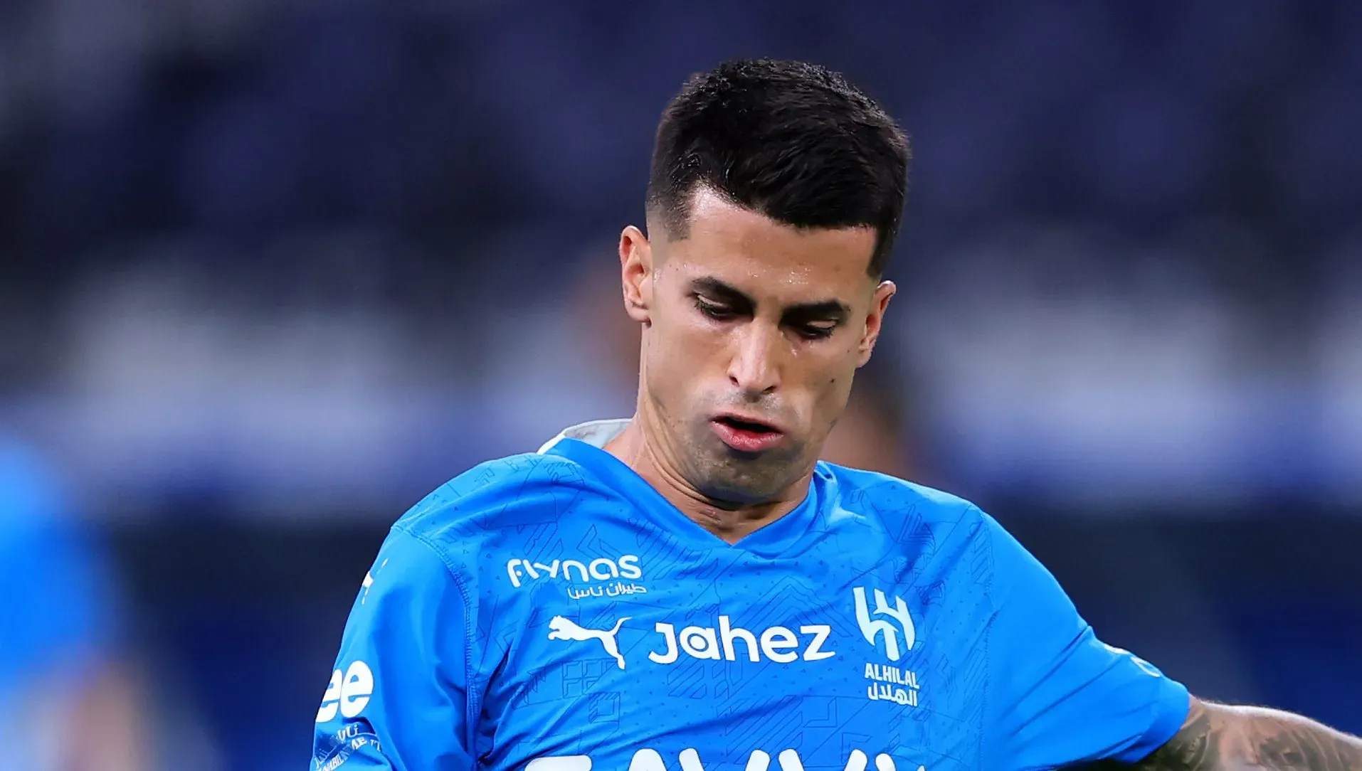Cancelo em treino do Al-Hilal