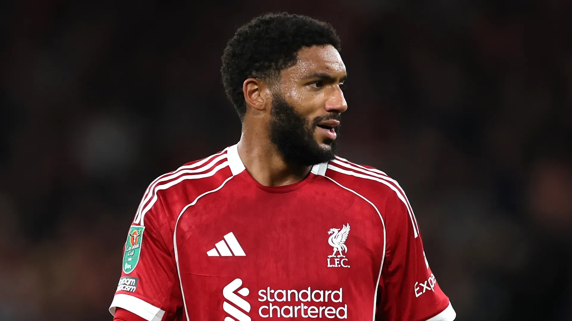 Joe Gomez durante partida do Liverpool. (Foto: Stu Forster/Getty Images)
