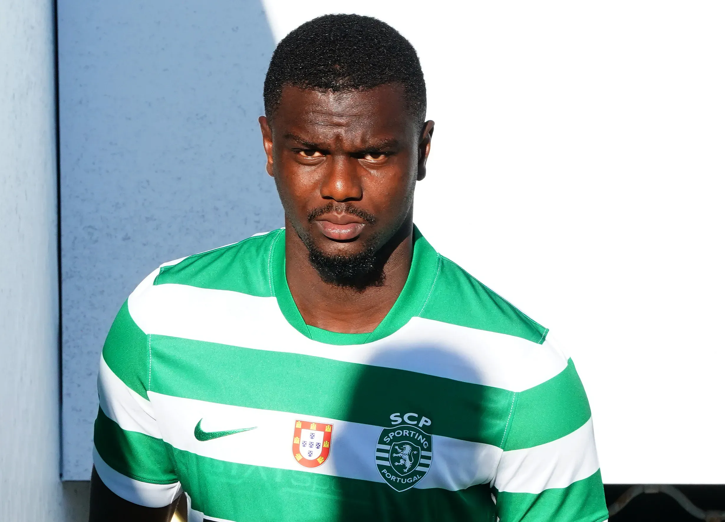 Ousmane Diomandé, zagueiro do Sporting (Photo by Gualter Fatia/Getty Images)