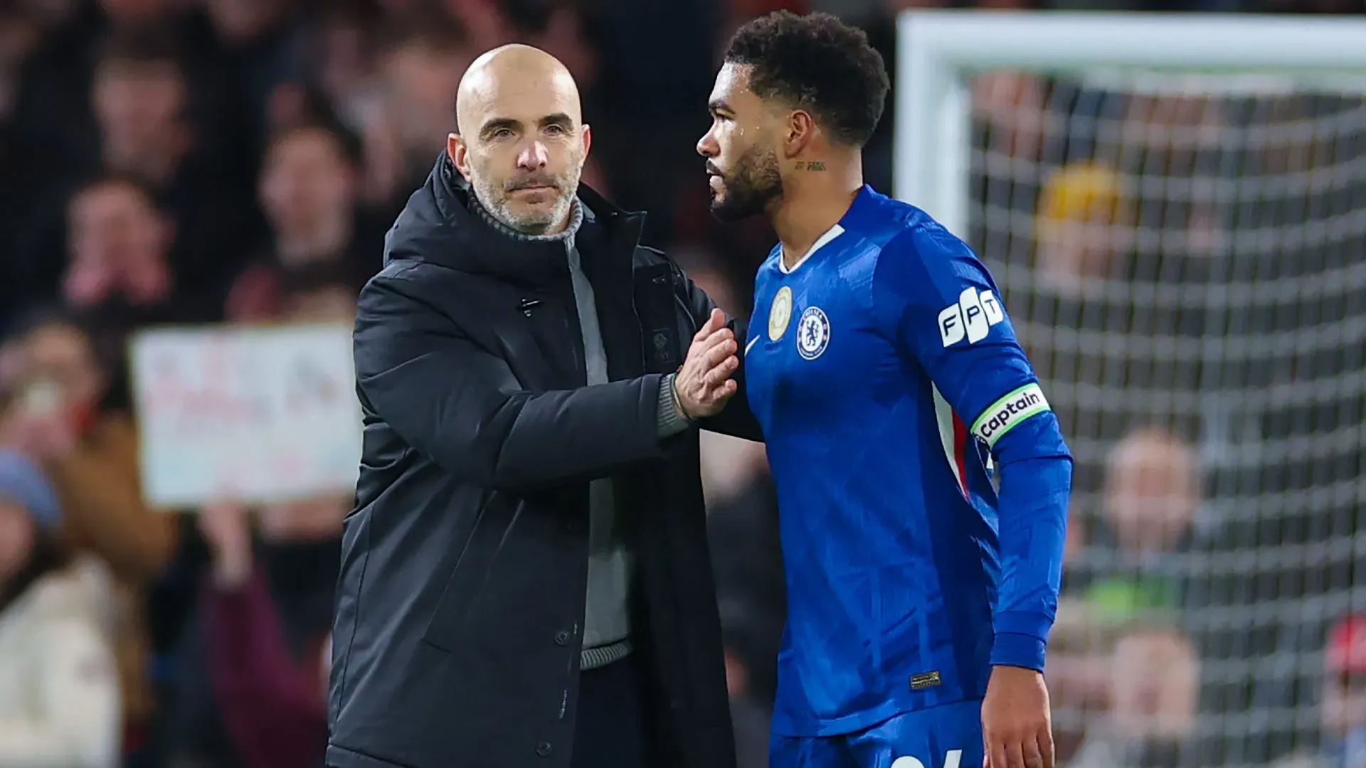 Enzo Maresca e Reece James. (Photo by Warren Little/Getty Images)