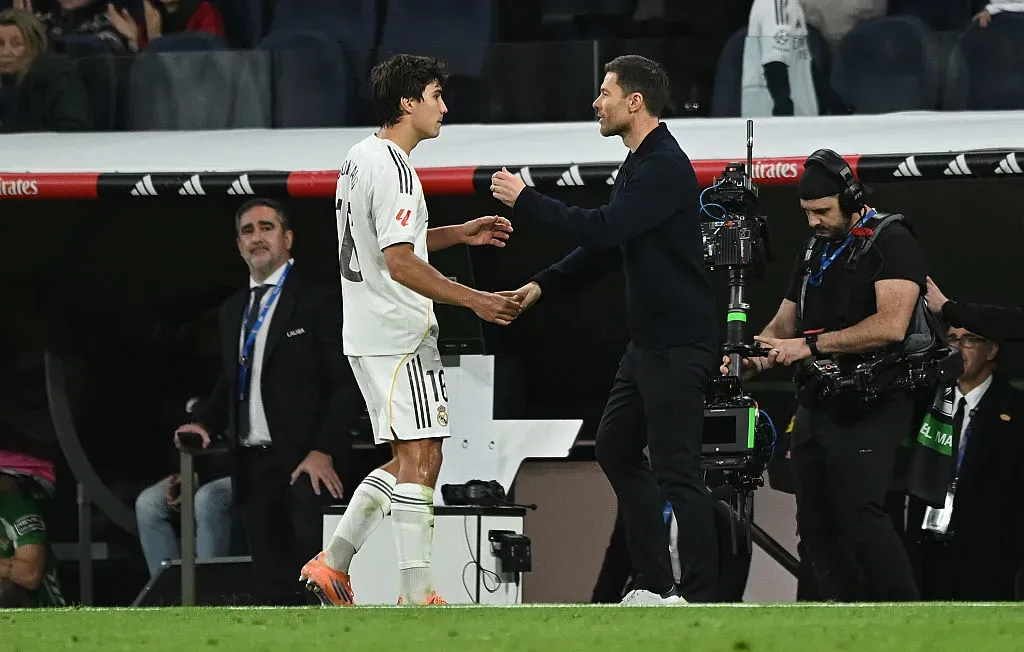 Gonzalo García, em campo, pelo Real Madrid