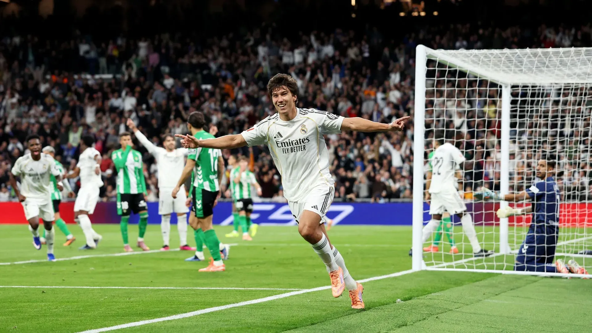 Gonzalo fez a diferença para o Real Madrid contra o Betis (foto: Florencia Tan Jun/Getty Images)