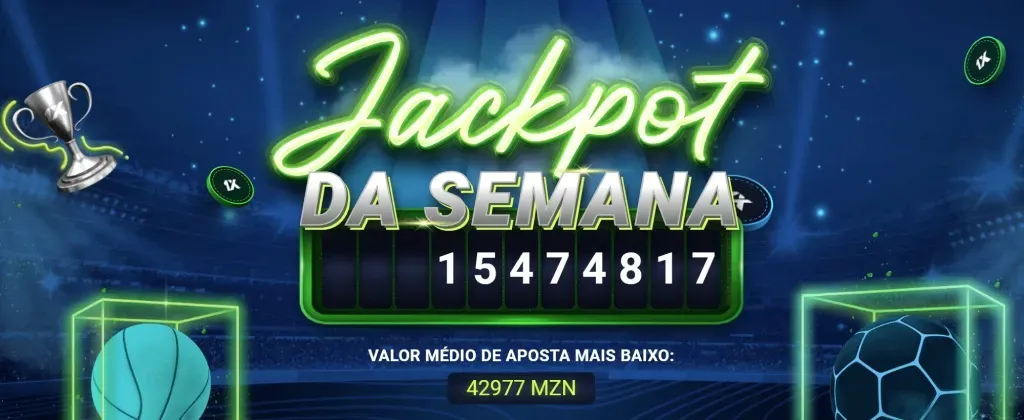 Jackpot da semana 1xBet