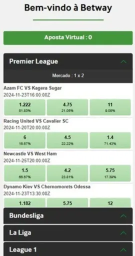 Apostas desportivas na betway