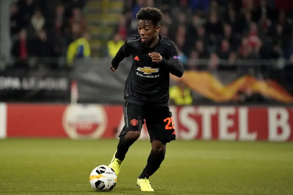 Angels Gomes com a camisola do Manchester United, em 2019. Foto: Imago