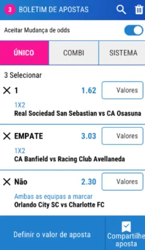Boletim de apostas Elephant Bet