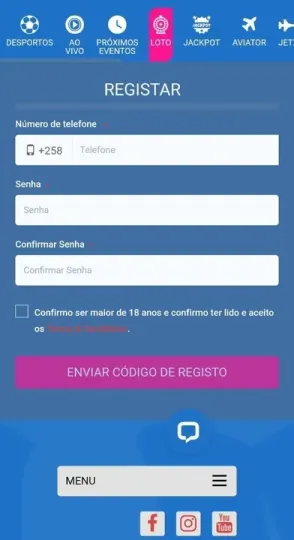 Criar conta Elephant Bet