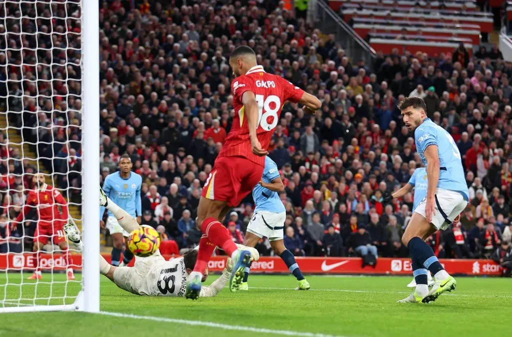 Gakpo abriu o placar ante o Manchester City. Foto: Imago