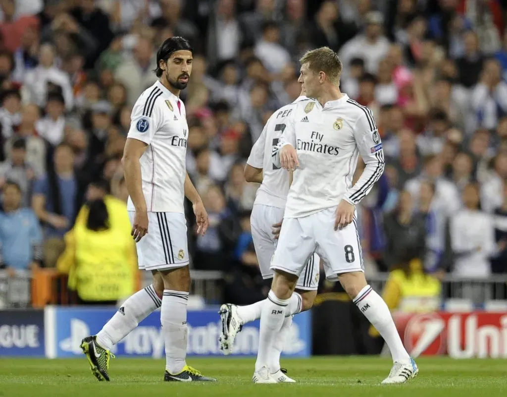 Sami Khedira e Toni Kroos nos tempos de Real Madrid. Foto: Imago