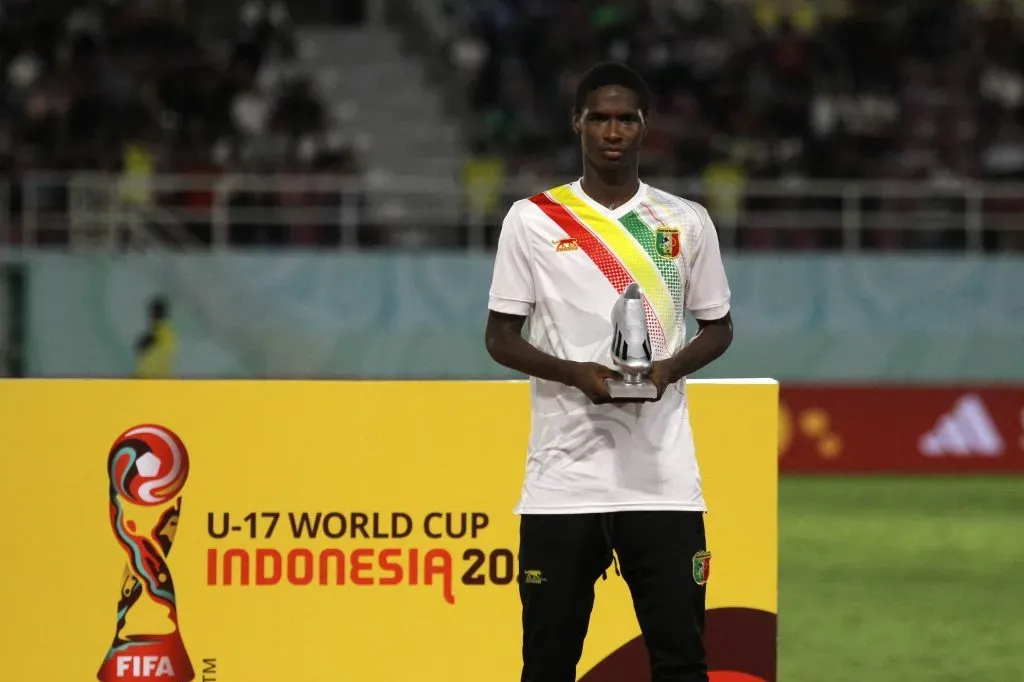 Ibrahum Diarra recebeu a “Bota de Prata” no Mundial sub-17. Foto: Imago