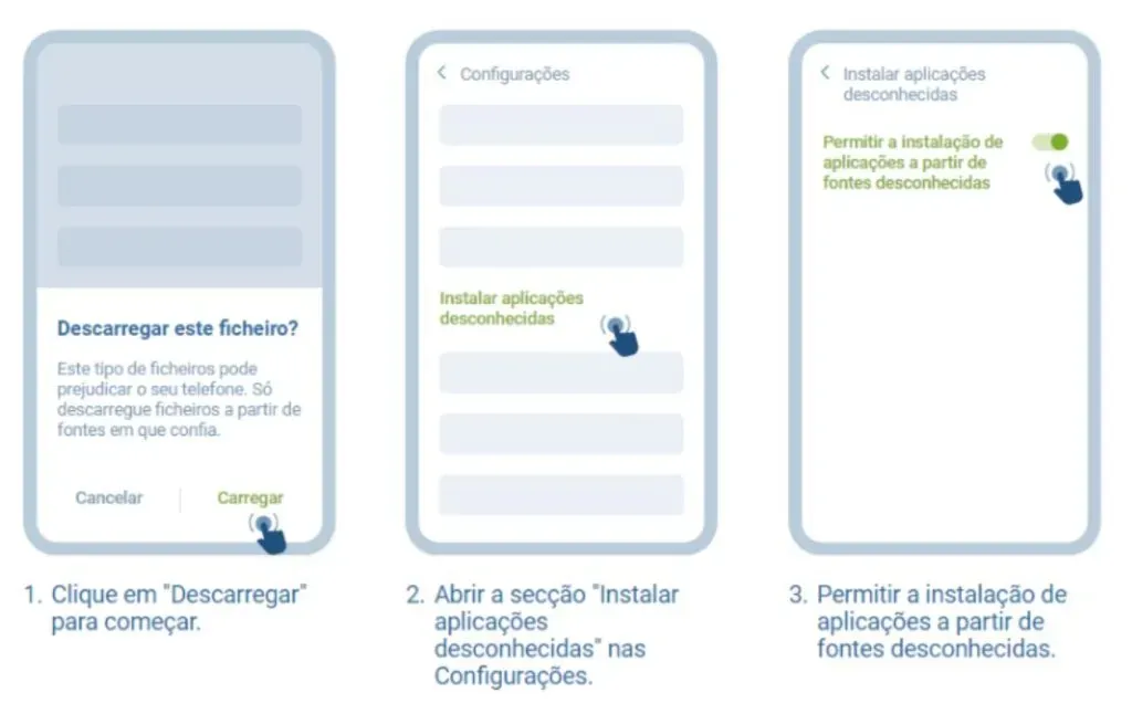 Passo a passo para o download da App 1xBet