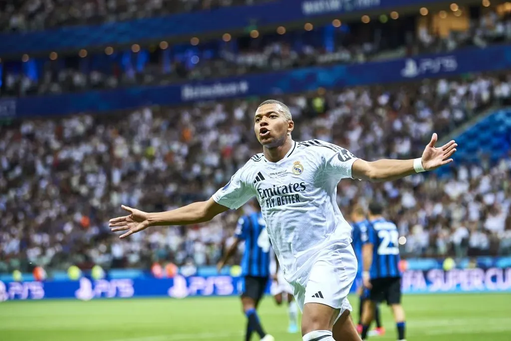 Mbappé, um dos astros do Real Madrid. Foto: Adam Nurkiewicz/Getty Images.