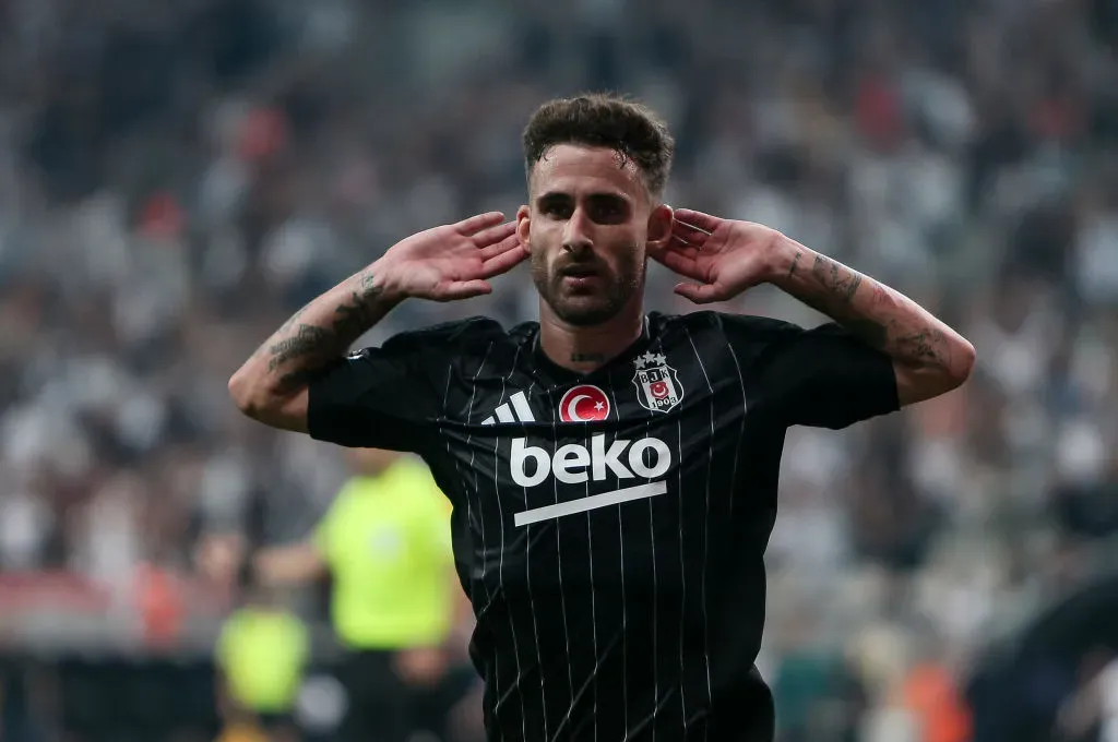 Rafa Silva em ação pelo Besiktas. Foto: Getty Images