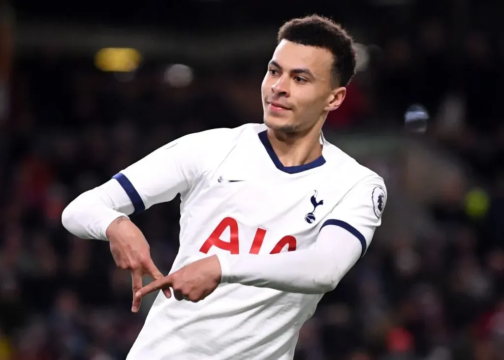 Dele Alli no Tottenham Hotspur. Foto: Stu Forster/Getty Images