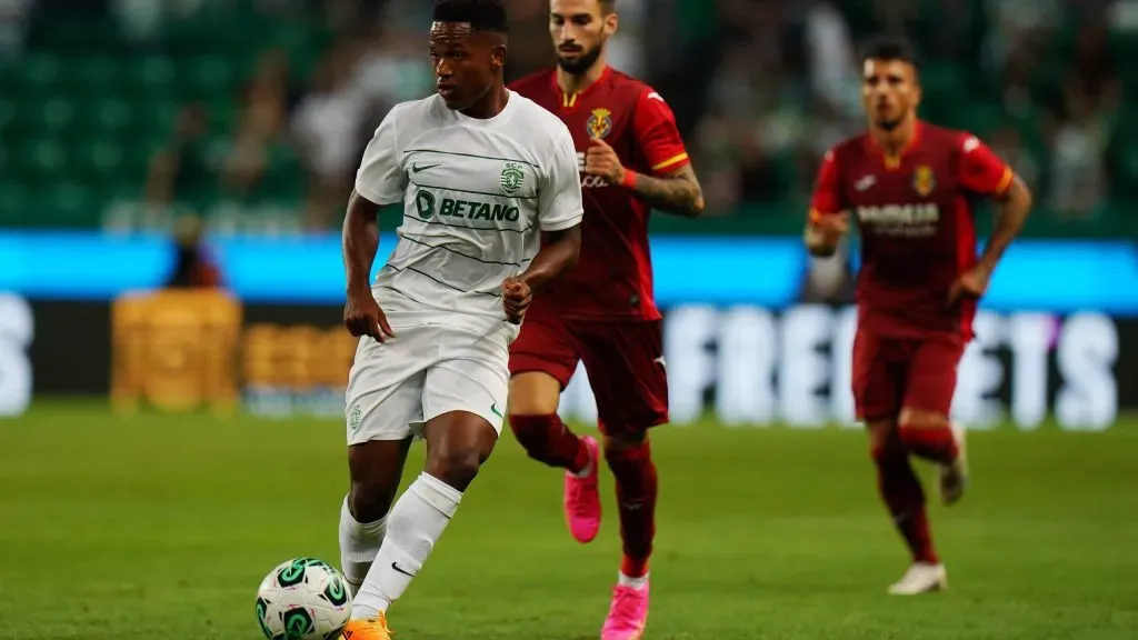 Sporting tem apenas 25% do passe de Geny Catamo. Foto: Getty.