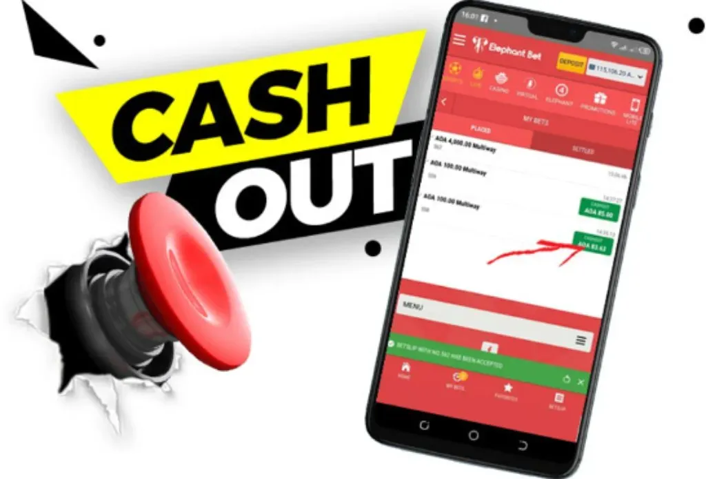 Cash out elephant bet