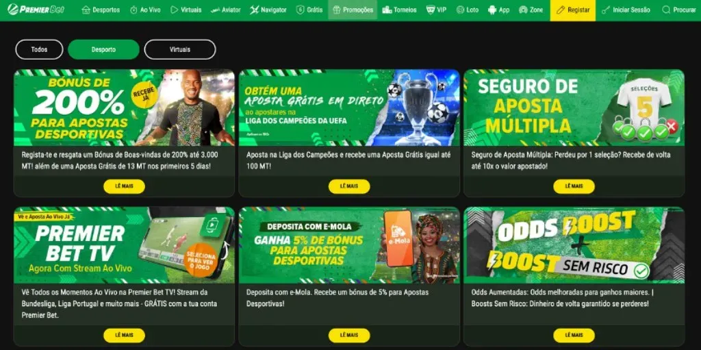 Bónus Premier Bet