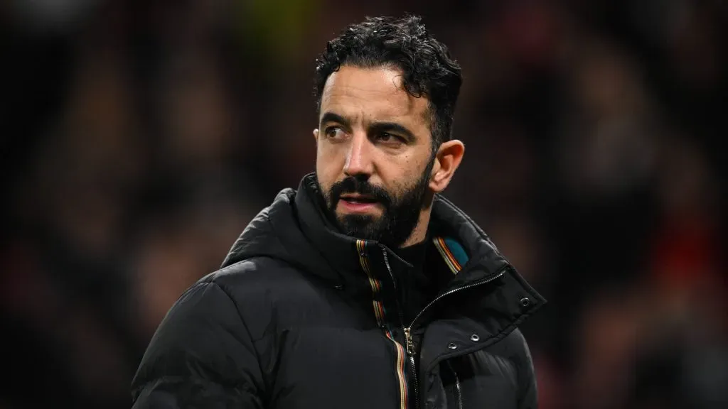 Ruben Amorim, treinador do Manchester United. Foto: Imago