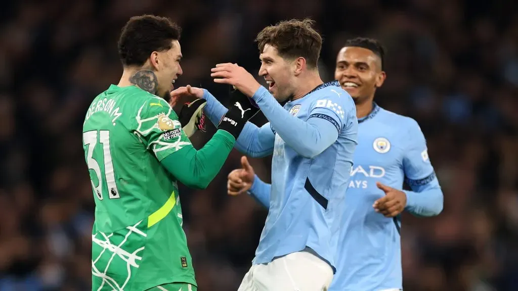 Ederson assistiu Haaland para o 2-1. Foto: Getty.